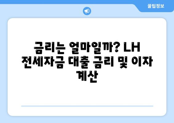 LH 전세자금 대출 조건, 한도, 금리, 청년 HF 신청 필수 사항