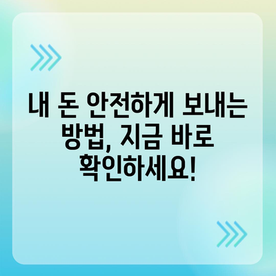 내 돈, 안전하게 보내는 방법! 은행별 계좌이체 상세 가이드 | 계좌이체, 은행, 수수료, 한도, 시간