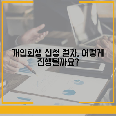 개인회생신청기간 및 절차, 비용