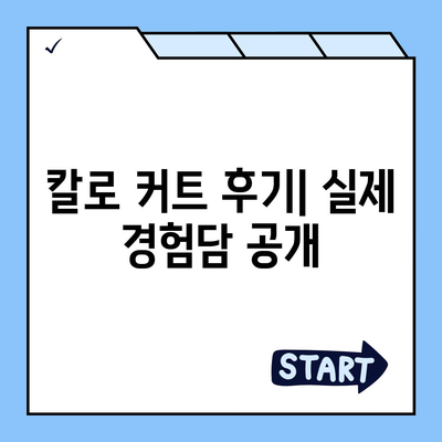 칼로 커트 가격 후기 | 서울, 강남, 압구정, 가격 비교, 후기, 추천