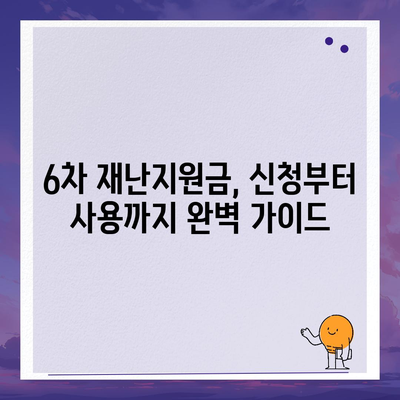 6차 재난지원금 신청부터 사용처, 잔액 조회까지 한번에! | 6차 재난지원금, 신청 방법, 사용처, 잔액 확인