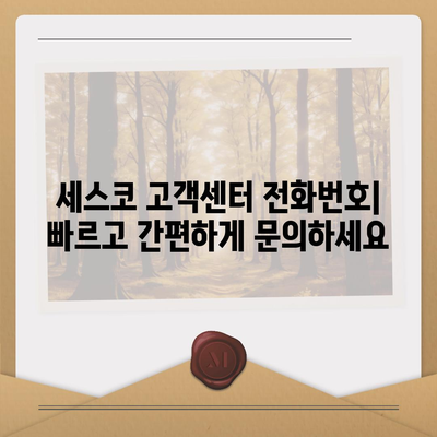 세스코 고객센터 연락처 & 문의 방법 총정리 | 전화번호, 이메일, FAQ, 서비스 문의