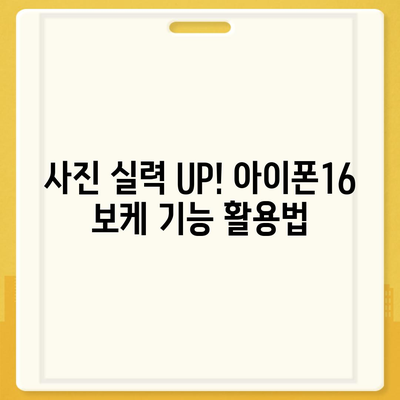 아이폰16 후면 카메라, 인물 사진에 인상적인 보케 효과 제공