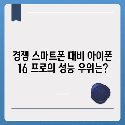 아이폰 16 프로 프로세서 성능 | 경쟁 기기에 비해 어떻게 성능을 발휘할까?