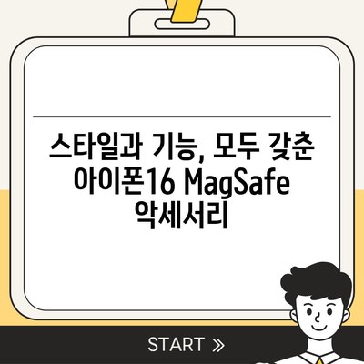 아이폰16  MagSafe 악세서리 | 혁신이 지속됨