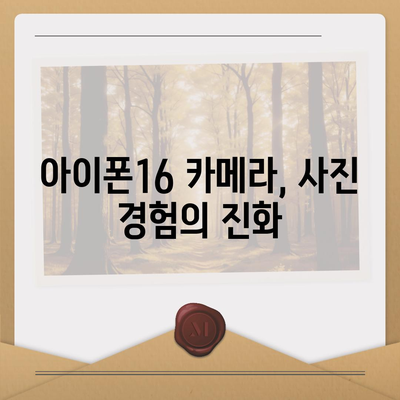 아이폰16 후면 카메라, 새로운 배열로 향상된 사진 품질