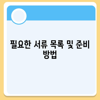 개인사업자 등록 신청 절차 및 서류