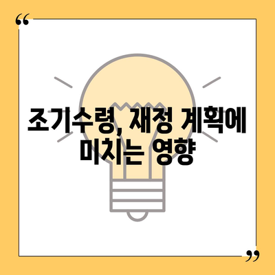 국민연금 조기수령 장단점과 나이 신청 조건