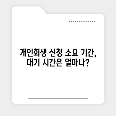 개인회생 신청 가이드, 기간, 절차, 비용