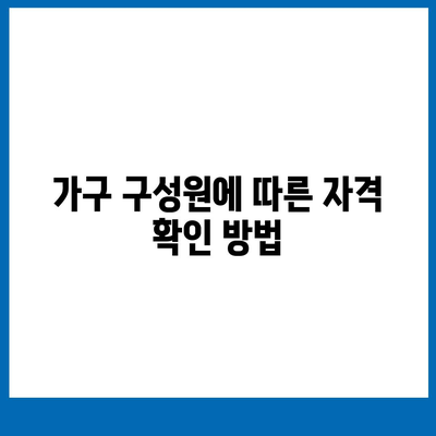 공공임대아파트 신청 자격 조건 확인