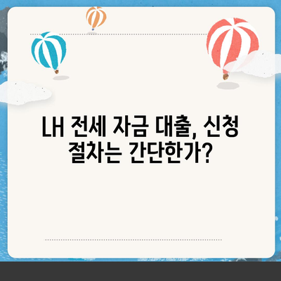 LH 전세 자금 대출, 조건, 한도, 금리, 청년 신청 요건