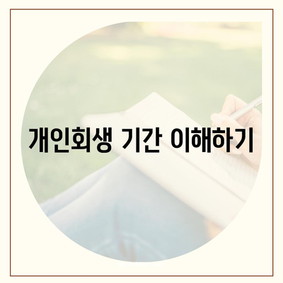 개인회생 신청 guide, 기간, 절차, 비용