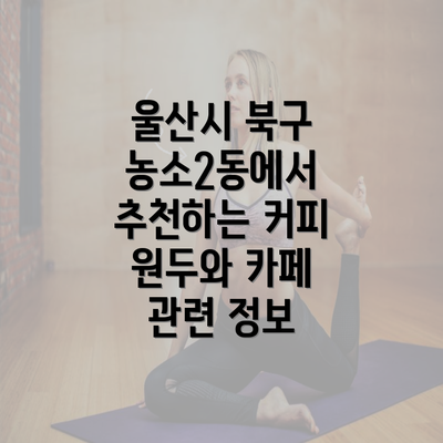 울산시 북구 농소2동에서 추천하는 커피 원두와 카페 관련 정보