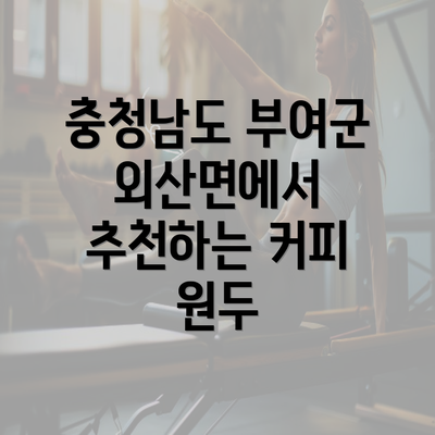 충청남도 부여군 외산면에서 추천하는 커피 원두