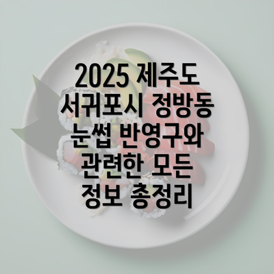 2025 제주도 서귀포시 정방동 눈썹 반영구와 관련한 모든 정보 총정리