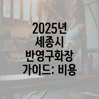 2025년 세종시 반영구화장 가이드: 비용