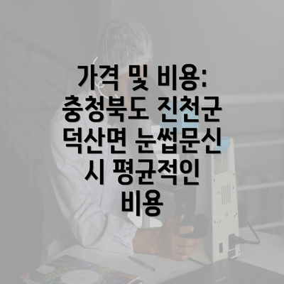 가격 및 비용: 충청북도 진천군 덕산면 눈썹문신 시 평균적인 비용