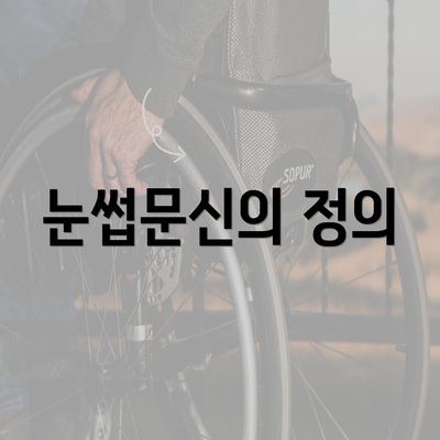 눈썹문신의 정의