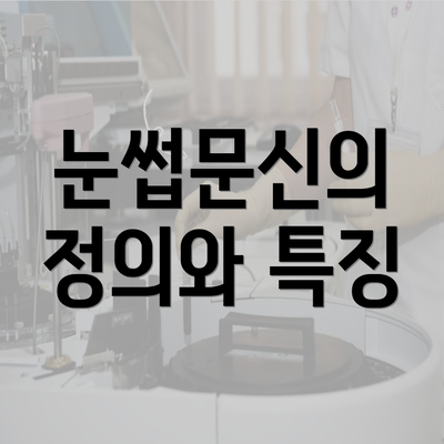 눈썹문신의 정의와 특징