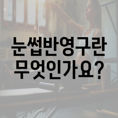 눈썹반영구란 무엇인가요?