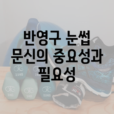 반영구 눈썹 문신의 중요성과 필요성