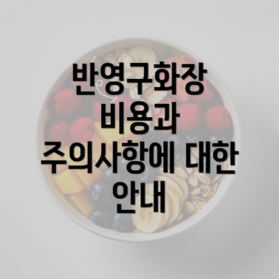 반영구화장 비용과 주의사항에 대한 안내