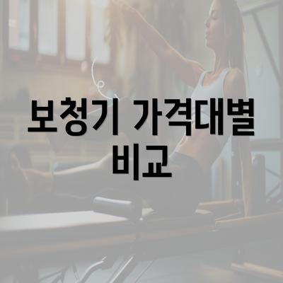 보청기 가격대별 비교