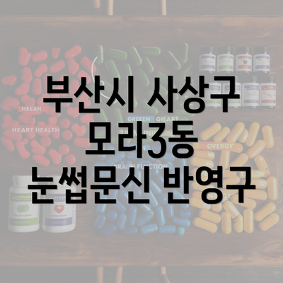 부산시 사상구 모라3동 눈썹문신 반영구