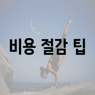 비용 절감 팁