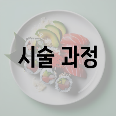 시술 과정