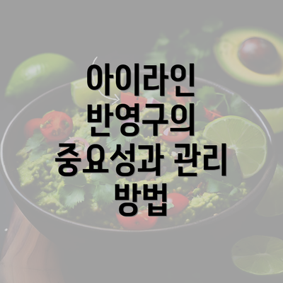 아이라인 반영구의 중요성과 관리 방법