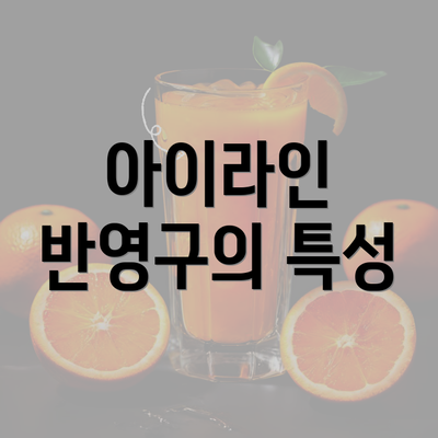 아이라인 반영구의 특성