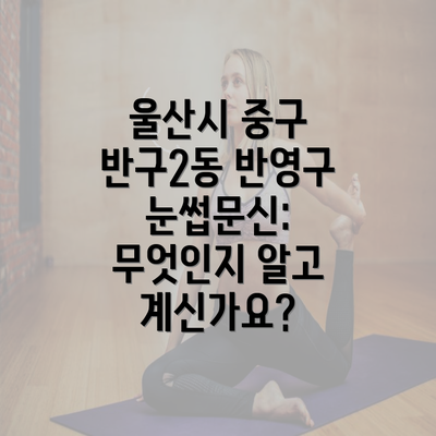 울산시 중구 반구2동 반영구 눈썹문신: 무엇인지 알고 계신가요?