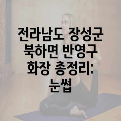 전라남도 장성군 북하면 반영구 화장 총정리: 눈썹