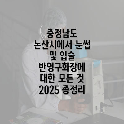 충청남도 논산시에서 눈썹 및 입술 반영구화장에 대한 모든 것 2025 총정리