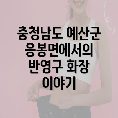 충청남도 예산군 응봉면에서의 반영구 화장 이야기