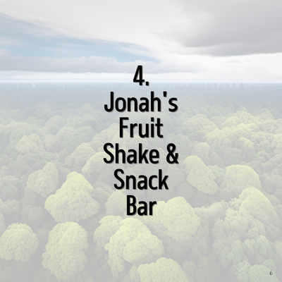 4. Jonah's Fruit Shake & Snack Bar