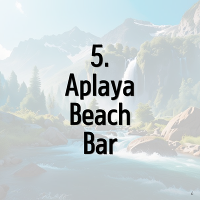 5. Aplaya Beach Bar