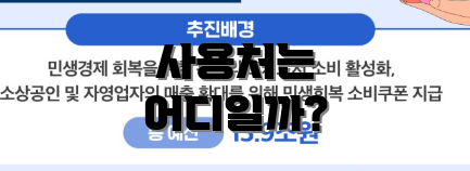 사용처는 어디일까?