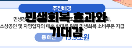 민생회복 효과와 기대감